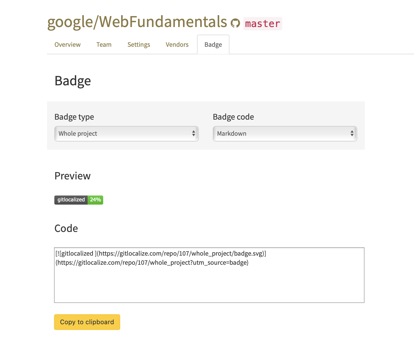 GitLocalized Badge